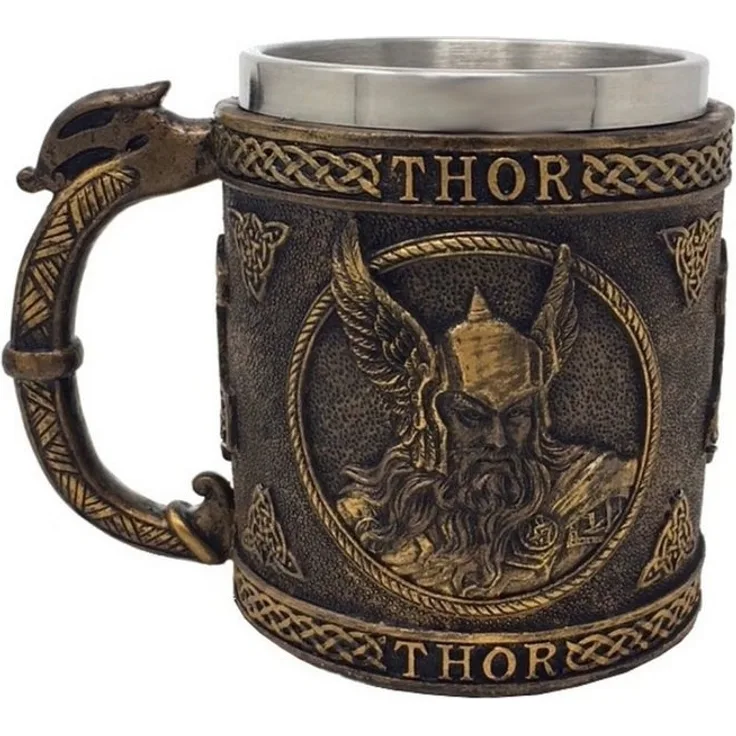 MystiCalls Bierkrug Trinkgefäß - Krug Thor - Kelch