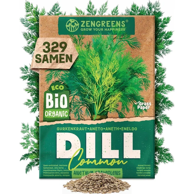 ZenGreens® - Bio Kräutersamen im 40er Set - 40 Kräuter Samen für den einfachen Anbau im Garten, Balkon oder Hochbeet - Pflanzensamen - Saatgut – Bild 21