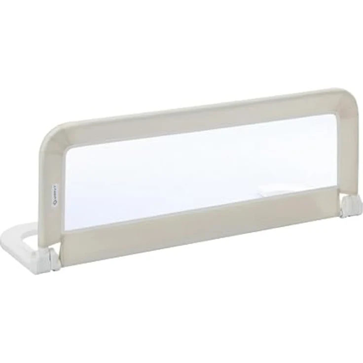 Safety 1st Portable Bed Rail, zusammenklappbares Bettgitter, Rausfallschutz, Reise, 18 M.–5J, tragbares Bettschutzgitter, Netzgewebe, leicht montierbar, automatische Sperre, leicht tragbar, Beige – Bild 2