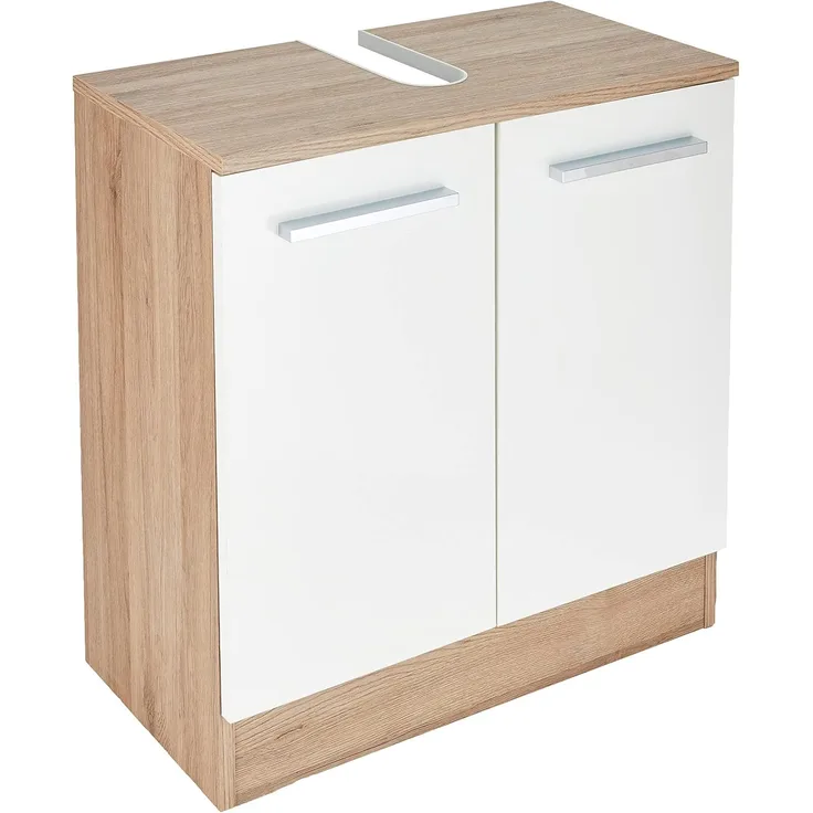 Pelipal Quickset 380 Waschbeckenunterschrank, Holzdekor, Sanremo Eiche Terra Quer Nachbildung, 33,0 x 60,0 x 62,0 cm