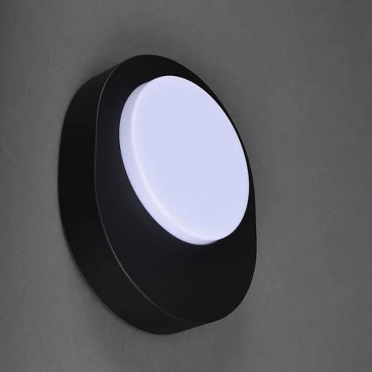 TELEFUNKEN LED Außenwandleuchte, 8 Watt, 800 Lumen, 4.000 Kelvin, IP44, Schwarz, 244x200x60mm (LxBxH) – Bild 3