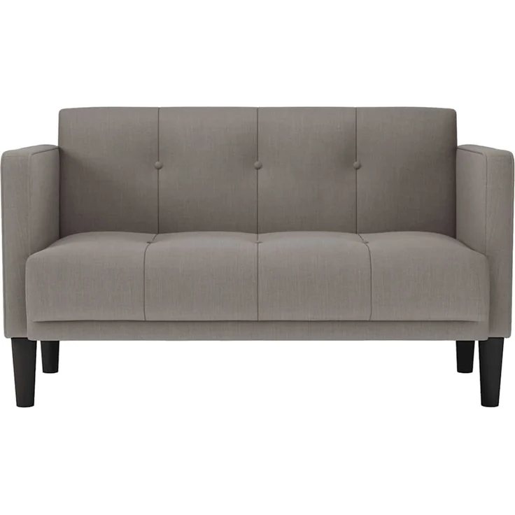 vidaXL Zweisitzer-Sofa Taupe 111 cm Stoff 4100564 – Bild 3