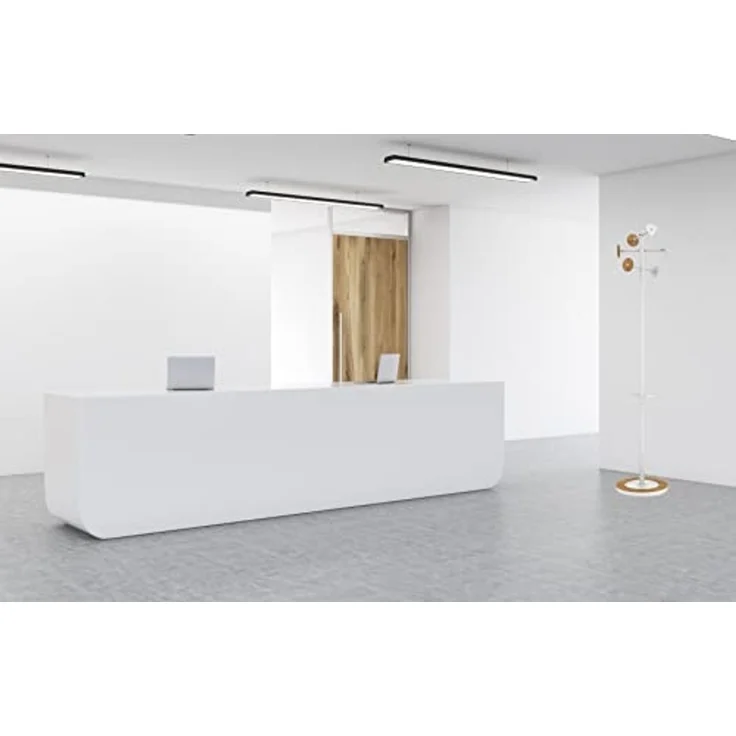 Unilux Garderobenständer BORA BAMBOO 400153729 178cm 6 Haken weiß – Bild 6