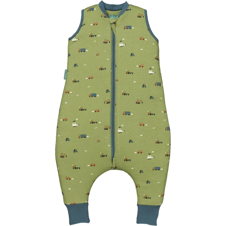 molis&co - Baby Schlafsack mit Füßen 2.5 TOG - Ganzjahres Schlafsack - Babyschlafsack mit Beinen - 100% Baumwolle (Oeko-TEX 100), Winterschlafsack Premium Qualität - Little Drivers (90 cm) – Bild 1