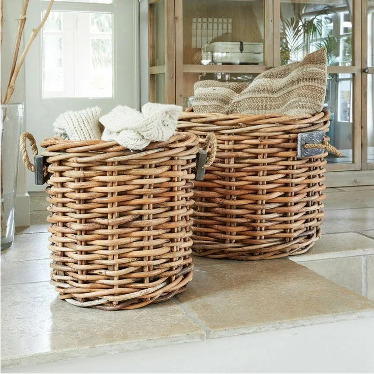 Mirabeau Dekokorb Korb 2er Set Marché braun (2er Set, 2er Set) – Bild 3