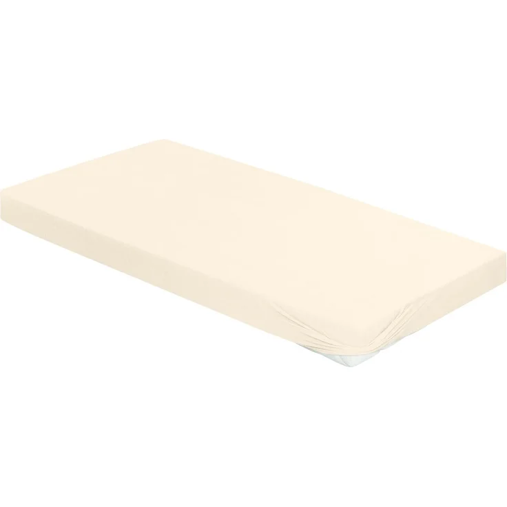 Irisette Mako-Jersey Betttuch Jupiter 0008 natur 190x200 cm 8-80 natur – Bild 1