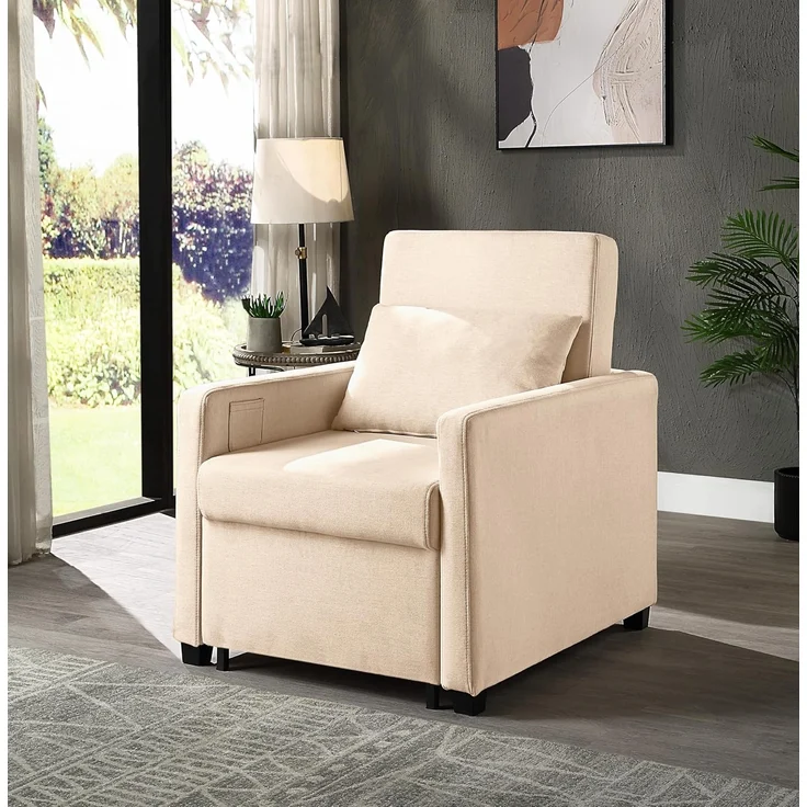ATLANTIC home collection Relaxsessel Jerry, mit Bettfunktion, als Gästebett und inkl. Kissen – Bild 6