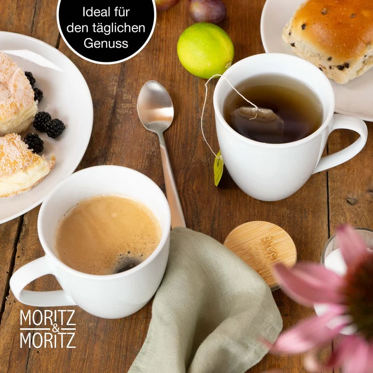 Moritz & Moritz BASIC 6tlg Kaffeetassen Set – Bild 6