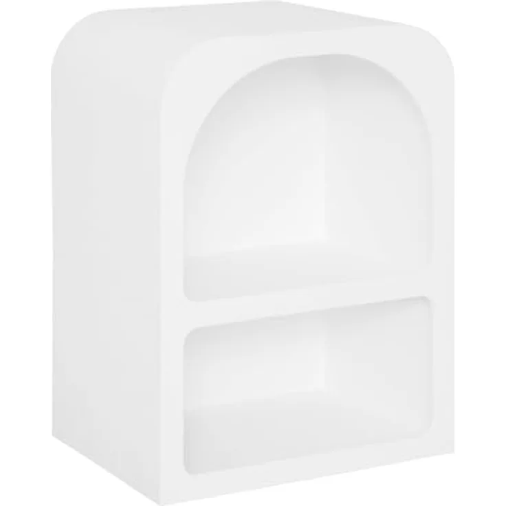Atmosphera Createur d´interieur Wandregal Soleya, weiß, MDF, 30x55x40 cm, kompakt und montiert, für Wohnzimmer