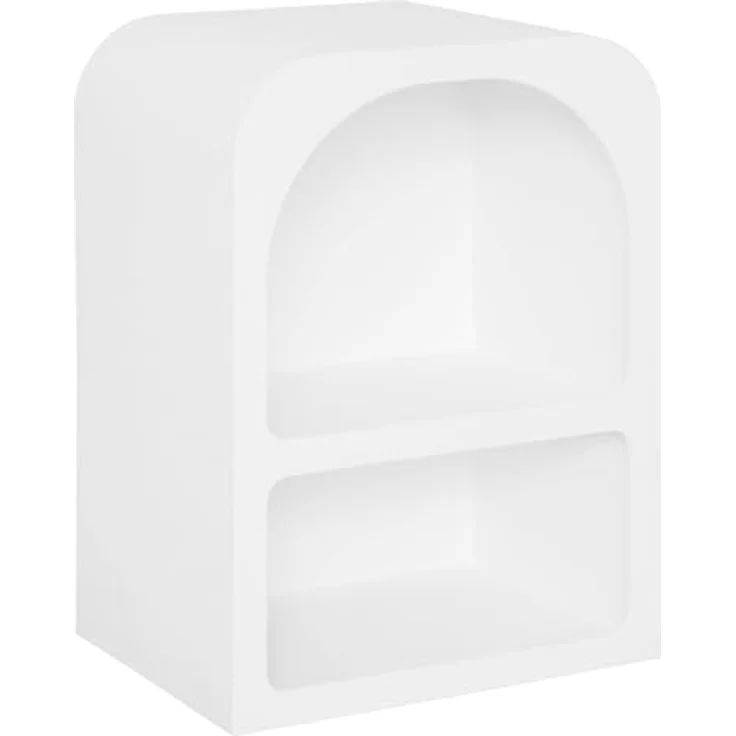 Atmosphera Createur d´interieur Wandregal Soleya, weiß, MDF, 30x55x40 cm, kompakt und montiert, für Wohnzimmer – Bild 1