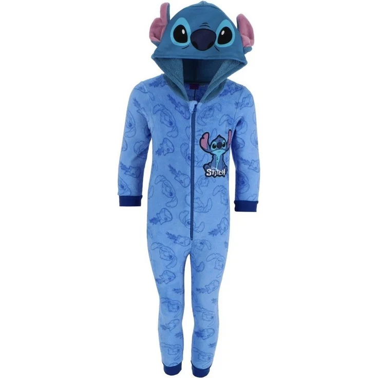Lilo & Stitch Fleece Onesie – Warmer Schlafsack Strampler für Jungen & Mädchen 110/116 cm – Bild 3