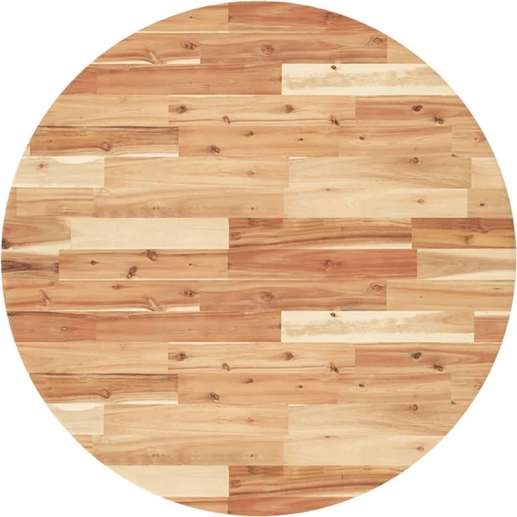 vidaXL Tischplatte Rund Ø90x2 cm Massivholz Akazie 4008699 – Bild 2