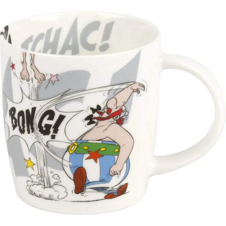 KÖNITZ Becher Asterix - K.O. - 400 ml / Motivtasse