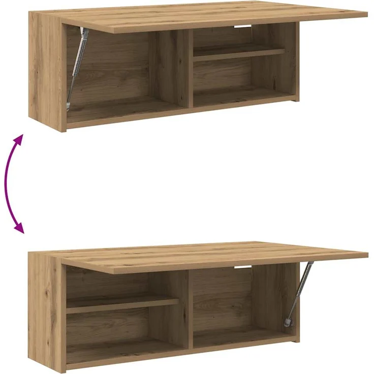 Bad-Wandschrank Artisan-Eiche 80 x 25 x 30 cm Holzwerkstoff – Bild 8