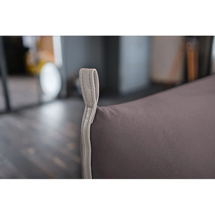 KAWOLA Ecksofa CANE Schlafsofa Daybed Stoff lila 80 x 210 x 310 cm – Bild 6