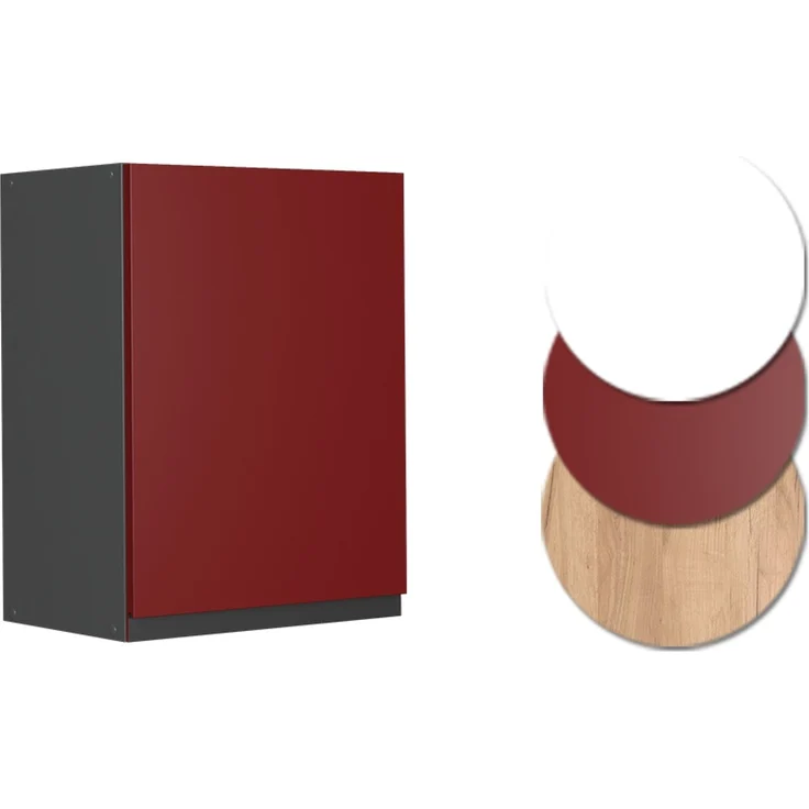 Hängeschrank R-Line Rot 45 cm J-Shape Vicco – Bild 6