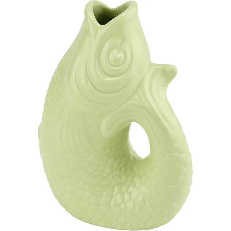 Gift Company Monsieur Carafon Fisch Vase XS seafoam 0 2 L