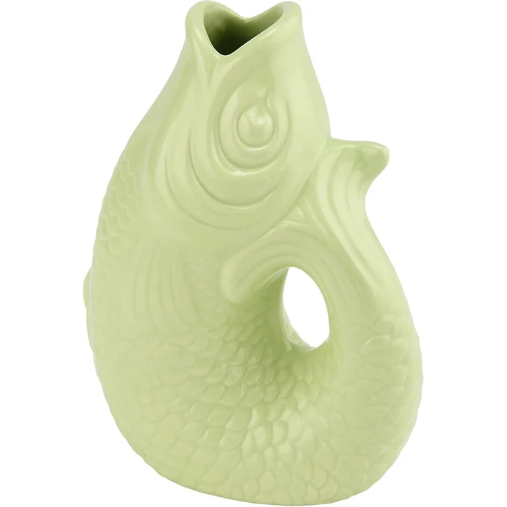 Gift Company Monsieur Carafon Fisch Vase XS seafoam 0 2 L
