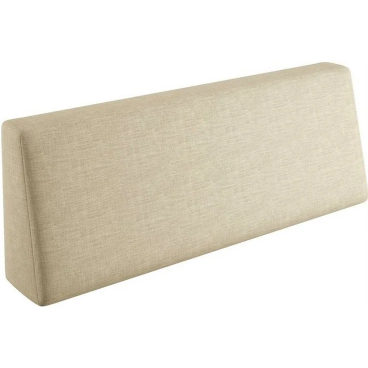 sunnypillow Rückenkissen Palettenkissen mit abnehmbarem Bezug Rückenkissen 120x40x20/10cm, Cremefarben – Bild 4