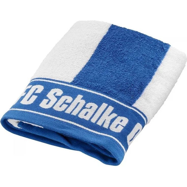 FC Schalke 04 Handtuch FC Schalke 04 Handtuch Blockstreifen – Bild 2
