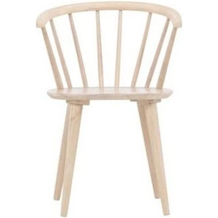 ebuy24 Esszimmerstuhl 2er Set Bobby Esszimmerstuhl mit Armlehne Holz whi (2 St) – Bild 4