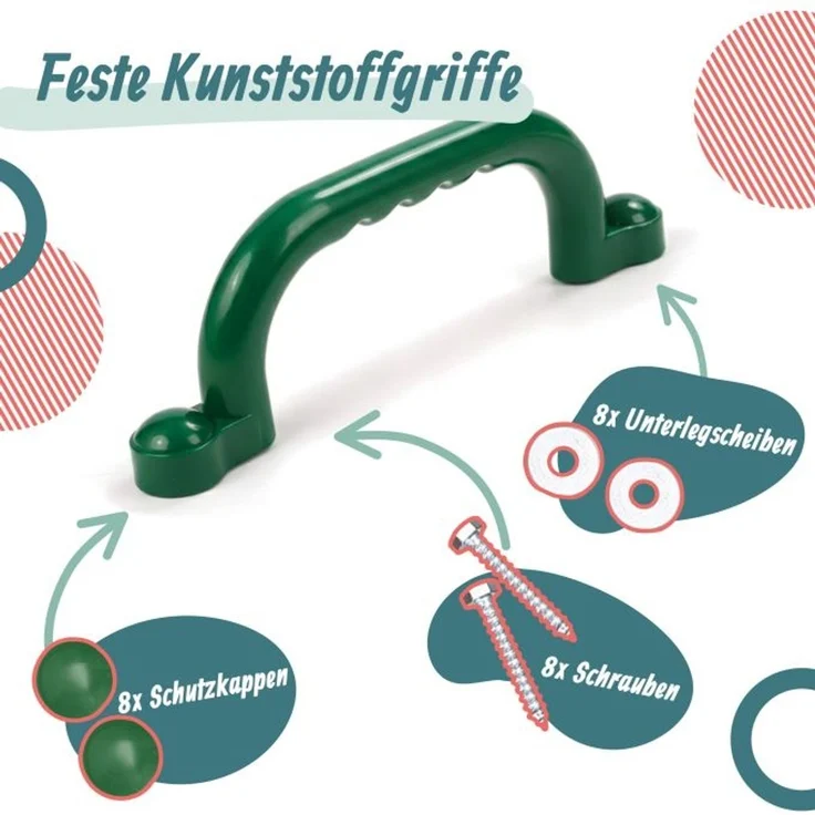 Relaxdays Klettergerüst-Griffe im Set – Bild 3