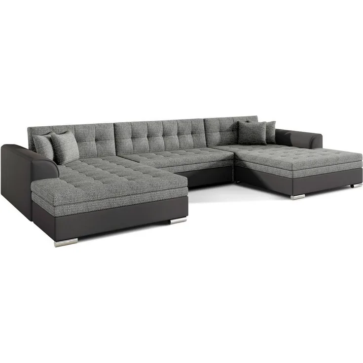 Lukas Möbel Wohnlandschaft Wohnlandschaft Vera mit Schlaffunktion XXL-Sofa in U-Form, mit Bettfunktion