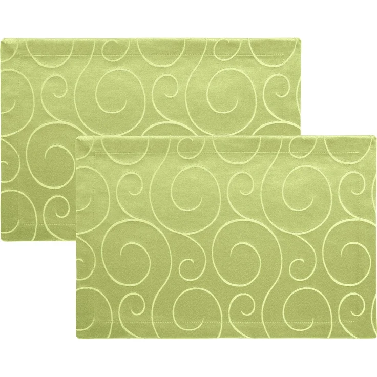 Erwin Müller Platzset Tischset 2er-Pack, Damast Uni – Bild 5