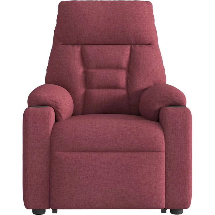 vidaXL Massagesessel mit Aufstehhilfe Weinrot Stoff 3303045 – Bild 5