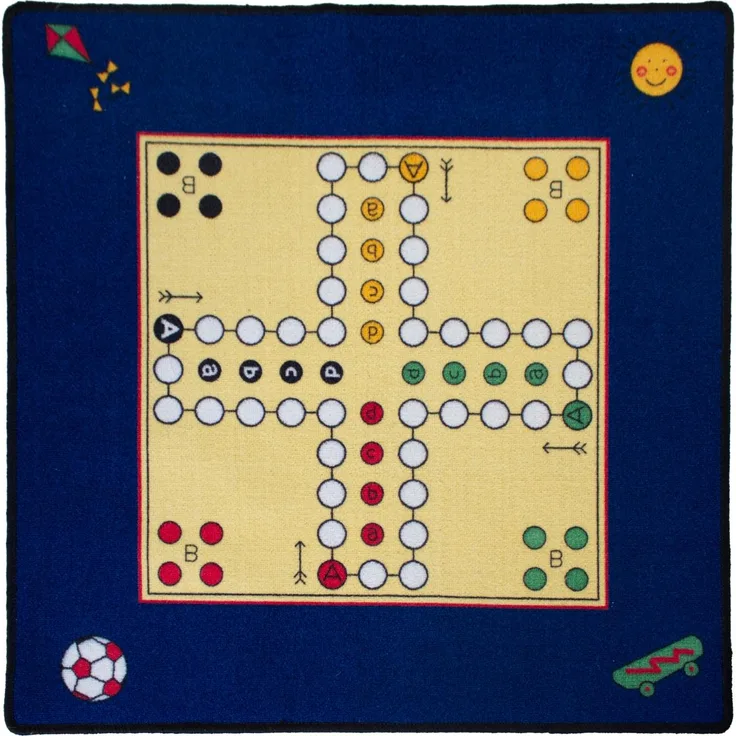 Spielteppich Mensch ärger Dich nicht