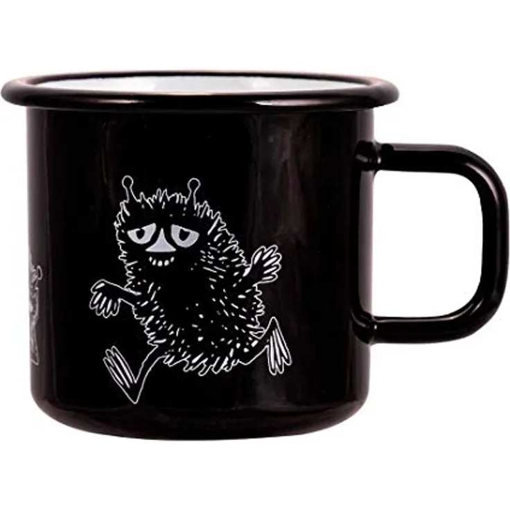 Muurla Kinderbecher Tasse Mumins Stinky Schwarz (370 ml)