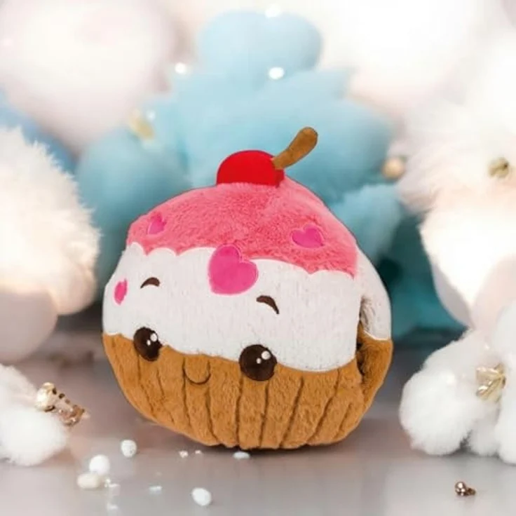 Noxxiez Kuschel-Kissen Handwärmer – Niedliches Kuscheltier für warme Hände Cupcake – Bild 7