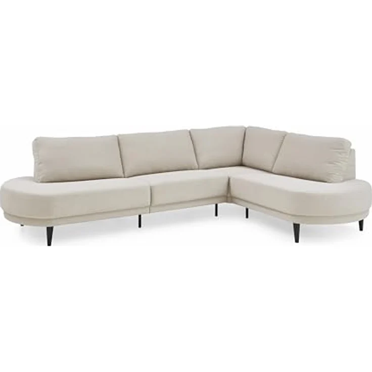 ATLANTIC home collection Ecksofa Ronny, BxTxH: 279 cm x 113 cm x 82 cm, Ecke wahlweise re/li montierbar – Bild 1