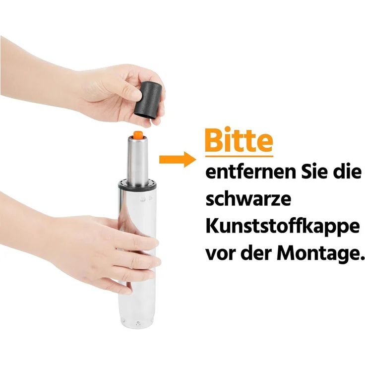 Yaheetech Homeoffice Stuhl Schminkstuhl Schreibtischstuhl höhenverstellbar Drehstuhl bis 136 kg Belastbar, SamtStuhl mit Armlehnen und Rückenlehne für Schlafzimmer Büro Wohnzimmer, Weiß – Bild 9