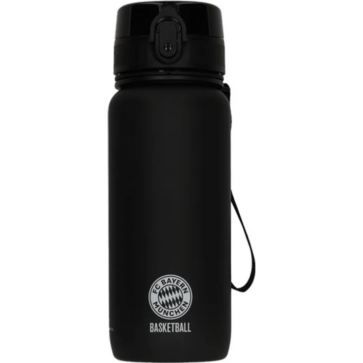 FC Bayern München Trinkflasche FC Bayern München Basketball I Trinkflasche Hustles Harder I Schwarz – Bild 3