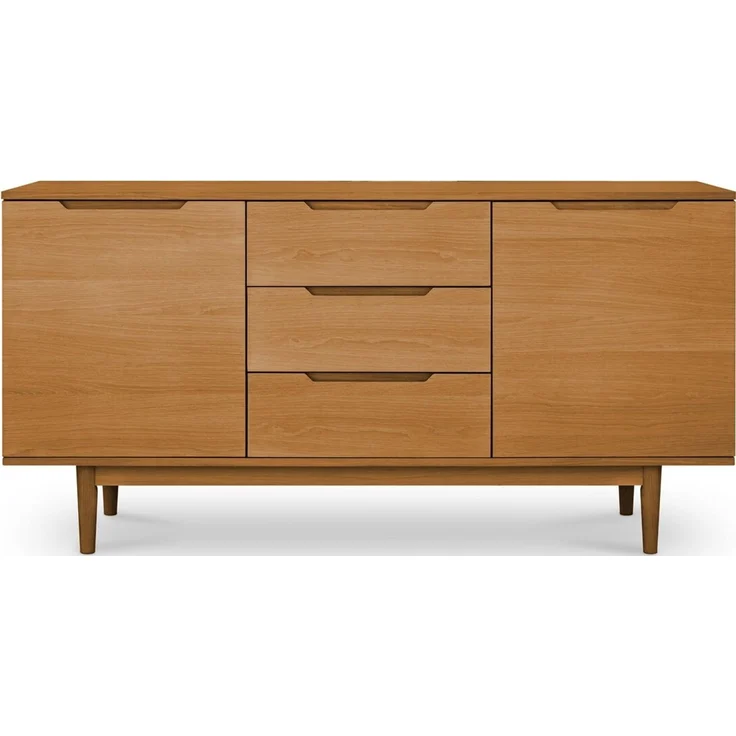 Sideboard Enimeta Eiche Natur 160 cm - 2 Türen, 3 Schubladen & Soft-Close – Bild 5