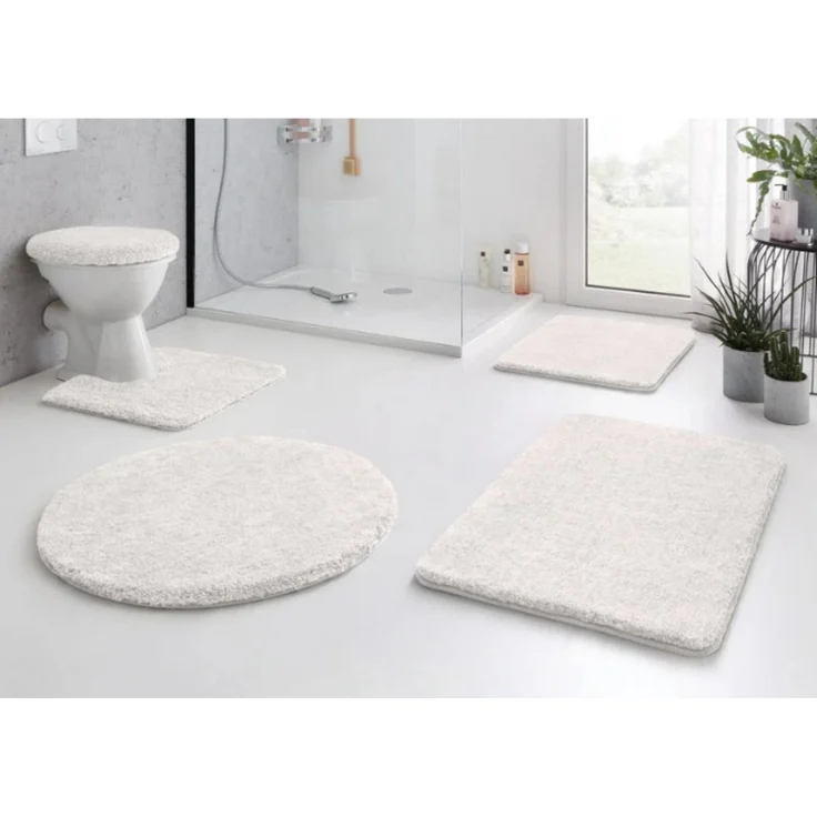 Kleine Wolke Badematte Badteppich Relax, Höhe 3 mm, fußbodenheizungsgeeignet, 100% Polyacryl, rechteckig – Bild 2