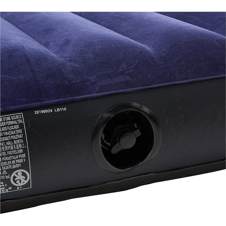 Intex 'Classic Downy' Luftbett, blau, 183 x 203 x 25 cm – Bild 6