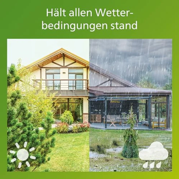 Philips Lois ultraeffizienter Flutlichtstrahler für den Außenbereich, exkl. Bewegungssensor, 14 Watt, 3000K weißes Licht, Anthrazit – Bild 4