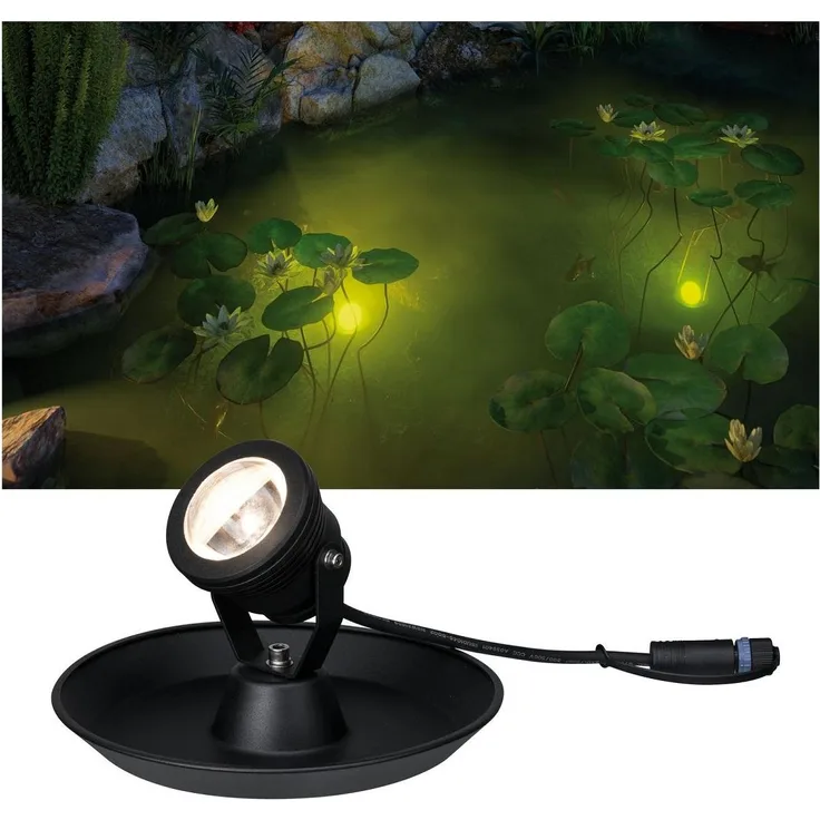 Paulmann No. 94209 Plug&Shine Underwater Spot IP68 4W mit 2m Kabel