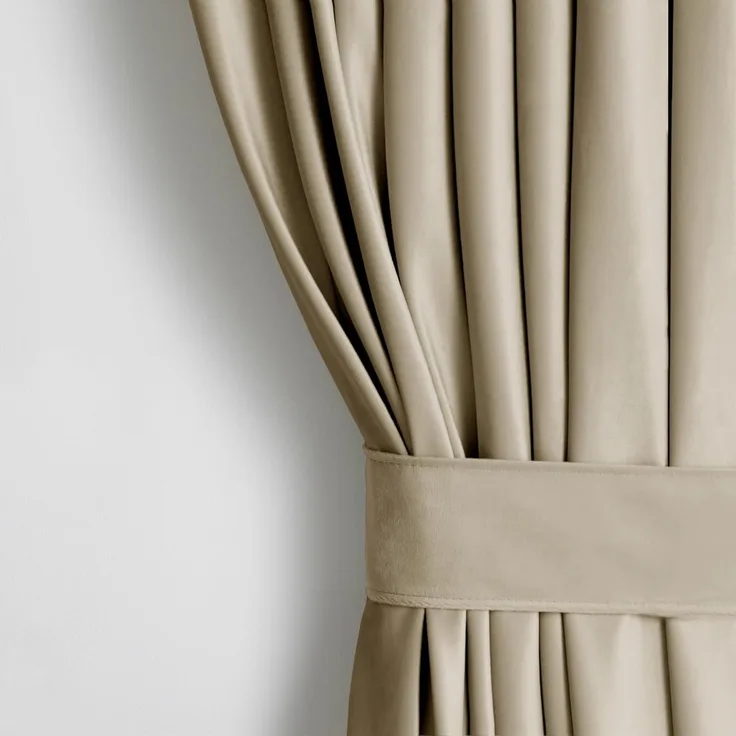 AmeliaHome Gardine Gardine Kräuselband Vorhang VerdunkelndSamt Textil Multifunktionsband, Multifunktionsband (1 St), verdunkelnd, Samt Textilien, mit Raffhalter