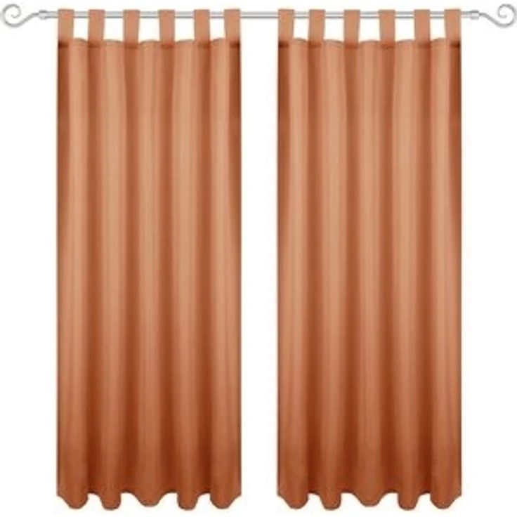 Bestgoodies Gardine Schlaufengardine, Schlaufe (2 St), Blickdichter Vorhang mit Schlaufen, Schlaufengardine – Bild 6