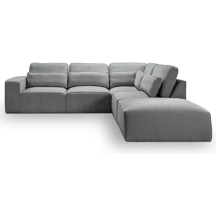 Ecksofa (B/H/T: 305x90x281 cm) in Grau – Bild 4