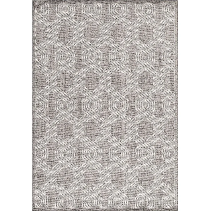 Outdoor Teppich Alessio Läufer - 80x150 cm - Grau – Bild 1