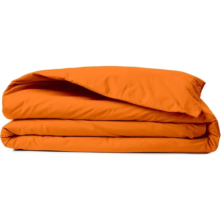L'essentiel Maison 'Tonne Orage - 27' Ranforce Einzelbett-XXL-Bettbezug (DE), Orange, 220 x 155 cm