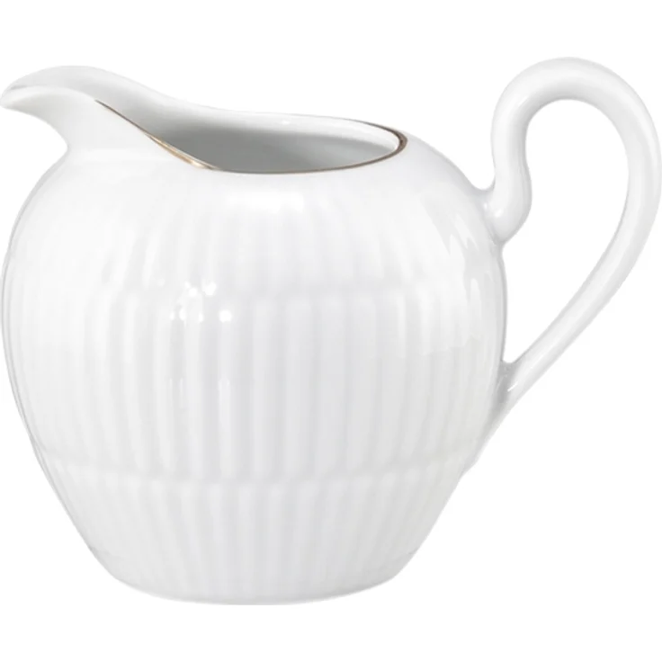 Seltmann Weiden Amina Milchkännchen 170 ml Weiß mit Goldrand – Bild 1