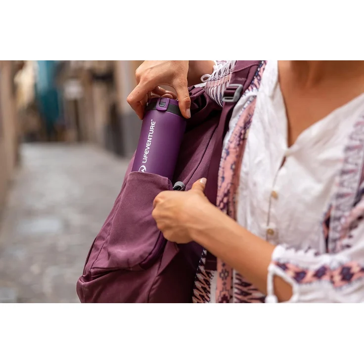 Lifeventure Flip-Top Thermobecher lila – Bild 7