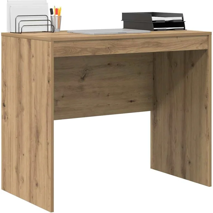 vidaXL Schreibtisch Artisan-Eiche 90 x 50 x 76 cm 869441 – Bild 2