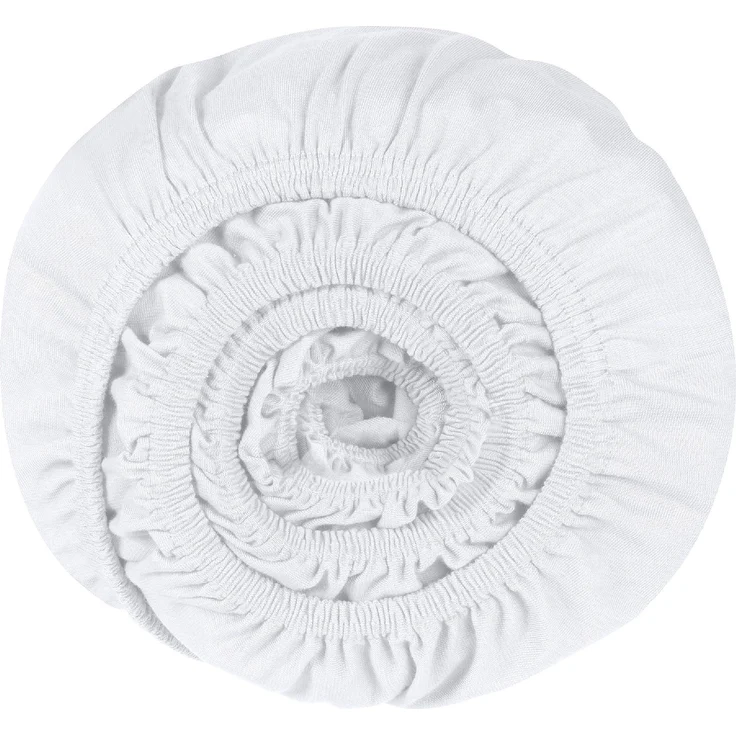 Schiesser Spannbettlaken Elli - 97/3 - 100 x 200 cm - Weiß – Bild 2