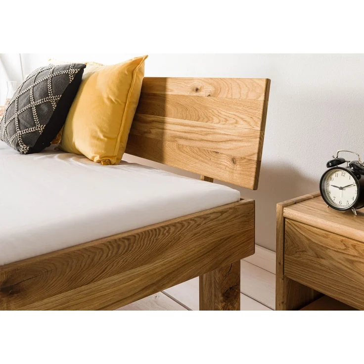 Bett Wildeiche 200 x 200 x 70 natur geölt TomMe #107 – Bild 4